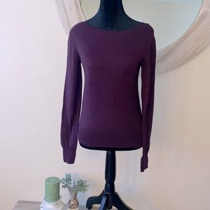 Ladies dark plum “Limited” sweater